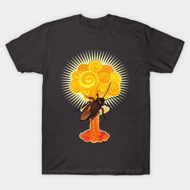 Nuke roach T-Shirt by Psychodelic Goat